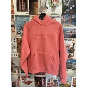 Fear of God Essentials Salmon Hoodie
